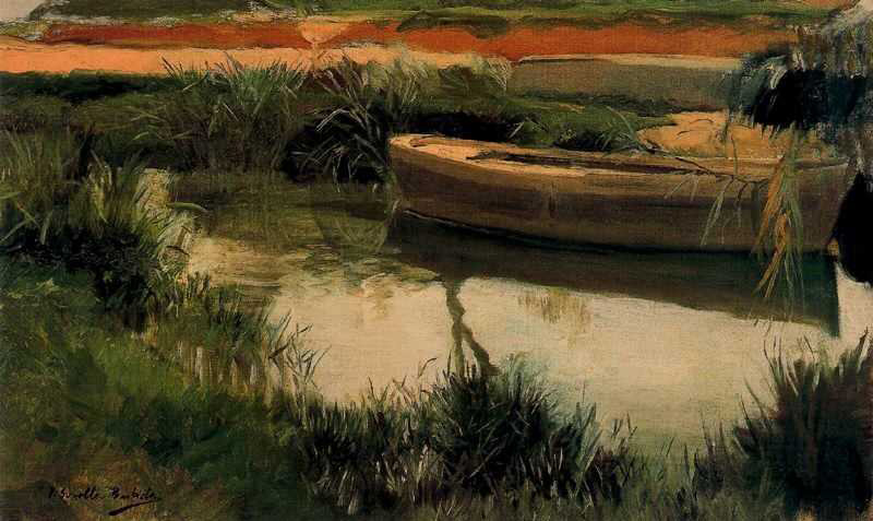 Joaquín Sorolla Barca en la Albufera