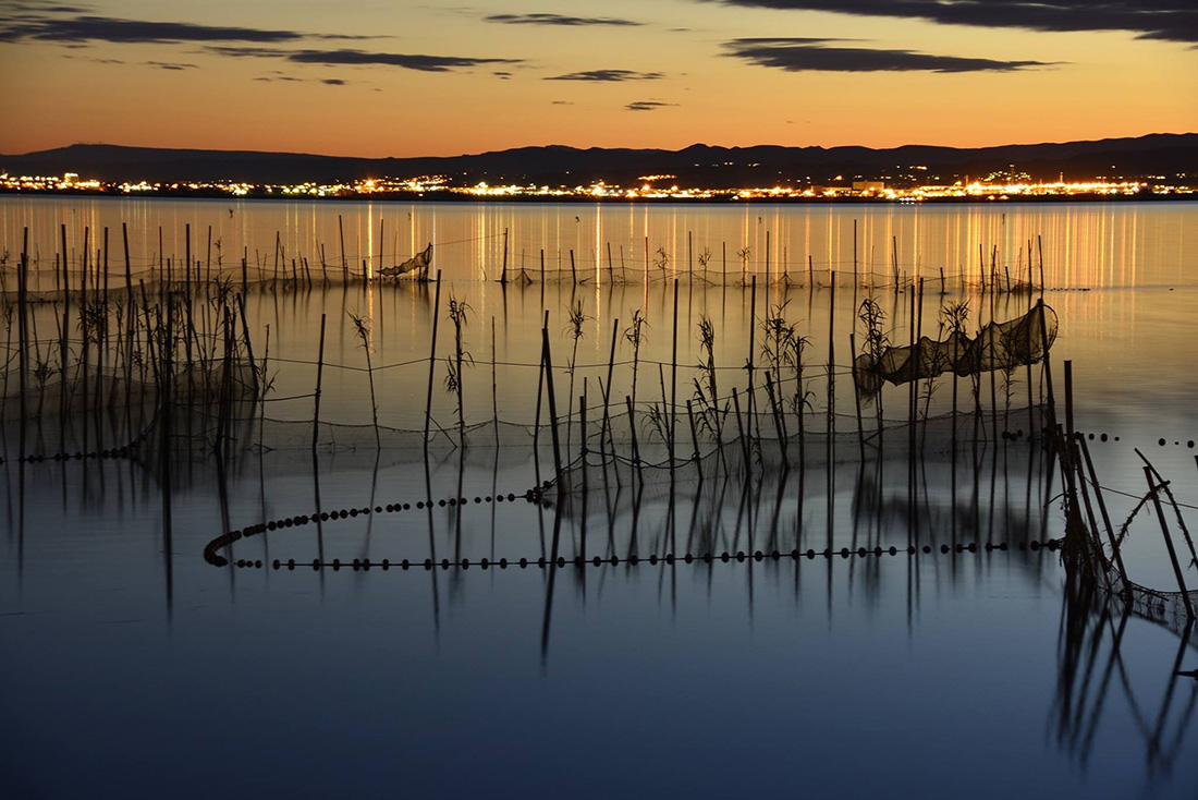 Anochecer en la Albufera - Ernesto Soler